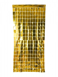 Joker - Foil Gold Backdrop Square Curtain 1X2M - Laste s&uuml;nnip&auml;ev - NO LENGTH