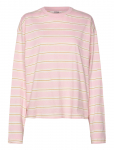 Monki - Long-Sleeved Cotton T-Shirt - Pikkade varrukatega - M