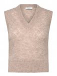 Rosemunde - Rwaida Alpaca Sl V-Neck Vest - Kootud vestid - XS