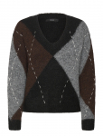 Vero Moda - Vmbliss Ls V-Neck Handstitch Pullover Ga - Džemprid - XS