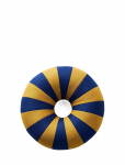 Studio About - Float Pillow, Dark Blue/Ochre - Padjad - &Oslash; 40 CM