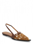 ATP Atelier - Cortina Cannella Printed Cerbiatto Pony/Nappa - Madalad slingback-kingad - 41
