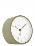 KARLSSON - Alarm Clock Belle Numbers Iron Moss Green - &Auml;ratuskellad - &Oslash; 11 CM