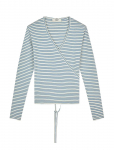 Mads N&oslash;rgaard - 2X2 Cotton Stripe Susi Ls Top - Pikkade varrukatega - XS
