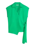Tommy Hilfiger - Linen Knot Ns Top - Varrukateta - 46