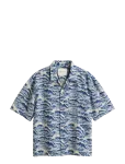 Gant - Rel Aop Camp Collar Ss Shirt - L&uuml;hikeste varrukatega s&auml;rgid - XXXL