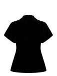 Malina - Otilia Draped Half Polo Velvet Top - L&uuml;hikeste varrukatega - 42