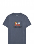 Knowledge Cotton Apparel - Front Print T-Shirt - L&uuml;hikeste varrukatega - L