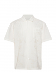 NEUW - Thrace Embroidered Ss Shirtwhite - Vabaaja s&auml;rgid - XL