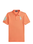 Ralph Lauren Kids - Basic Mesh-Ss Kc-Tp-Knt - L&uuml;hikeste varrukatega polos&auml;rgid - 132-137