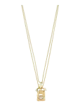 Pilgrim - Fire Necklace 2-In-1 Set, Gold-Plated - Statement kaelakeed - ONE SIZE