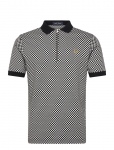 Fred Perry - Chequerboard Polo Shirt - L&uuml;hikeste varrukatega - XXL