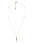 Edblad - Swivel Necklace Pearl S Gold - Kett-kaelakeed - ONE SIZE