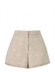 Malina - Jovie Fringe Trimmed Boucle Shorts - Vabaaja l&uuml;hikesed p&uuml;ksid - 34