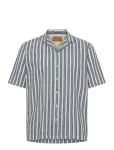 Mos Mosh Gallery - Mmgjoe Basso Stripe Ss Shirt - L&uuml;hikeste varrukatega s&auml;rgid - L