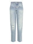 Closed - Women Pedal Pusher Jeans Light Blue - Mom Jeans - 42