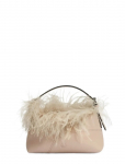 ATP Atelier - Vadena Cipria Grained Calf/Feathers - Rihmaga kotid - ONE SIZE