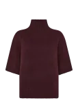 Gina Tricot - Short Sleeve Knitted Polo Top - K&otilde;rge kaelusega - S
