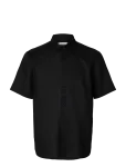 Selected - Slmregclaus Clay Linenblend Ss Sht Noos - L&uuml;hikeste varrukatega s&auml;rgid - XXL