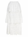 By Ti Mo - Broderie Anglaise Skirt - Maksiseelikud - XL