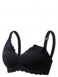 Momcozy - Momcozy  Yn46 M Seamless Support Floral Bra Black - Rasedusrinnahoidjad - M
