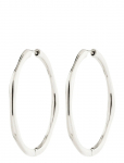 Pilgrim - Haze Hoop Earrings Silver-Plated - R&otilde;ngad - ONE SIZE