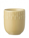 Aida - Confetti Mustard Mini Kop Med Relief Porcel&aelig;n 5 Cl. - Espressotassid - ONE SIZE