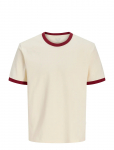 Jack & Jones - Jorsavona Ringer Tee Ss Cn Styd Ss26 - L&uuml;hikeste varrukatega - XXL