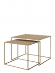 Blomus - Set Of 2 Side Tables - 45 X 60 X50 Cm - Fera - Nomad - Abilauad ja v&auml;ikesed lauad - L 60CM