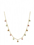 Bud To Rose - Lima Charm Necklace Clear/Gold - Kett-kaelakeed - ONE SIZE