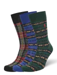 Polo Ralph Lauren - Cotton-Blend Trouser Sock 3-Pack - Tavalised sokid - 43-46