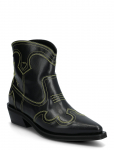 Ganni - Low Shaft Embroidered Western Boot Oleatex - Kontsaga poolsaapad - 36