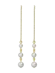SN&Ouml; Of Sweden - Largo Chain Pearl Ear  G/White - Onesize - Rippuvad k&otilde;rvar&otilde;ngad - ONE SIZE