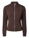 Pieces - Pcanja Ls Zip Shirt Wvn D2D - Pikkade varrukatega - M