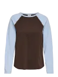 JDY - Jdyjeanett L/S Raglan Contrast Top Jrs - Pikkade varrukatega - M