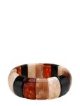 Bud To Rose - Eclipse Resin Bracelet Brown/Black - P&auml;rlitega k&auml;ev&otilde;rud - ONE SIZE