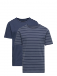Minymo - Basic 32 -T-Shirt Ss (2-Pack) - L&uuml;hikeste varrukatega - 146
