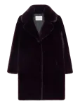 Stand Studio - Camille Cocoon Coat - Kunstkarusnahk - 34