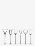 Lyngby Glas - Aquavit Glass Rom 18 Cm 6 Pcs Clear - Pitsid - ONE SIZE