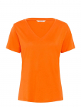 Cream - Crnaia Deep V-Neck T-Shirt - L&uuml;hikeste varrukatega - XS