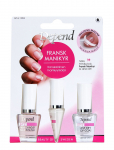 Depend Cosmetic - Fransk Manikyr Kit - Nail Care - ONE SIZE