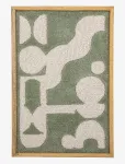 Bloomingville - Longton Wall Decor - Graafilised mustrid - 65X45CM