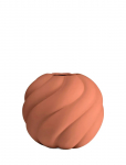 Cooee Design - Twist Ball Vase 20Cm Brick Red - Muud vaasid - H 20CM