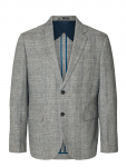 Selected - Slhreg-Kane Linen Check Blz - &Uuml;herealised bleiserid - 50