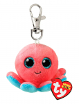 TY - Sheldon - Octopus Coral - Clip - Pehmed loomad - 9 CM