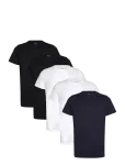 Claudio - Claudio 5-Pack T-Shirt Cotton - L&uuml;hikeste varrukatega - S