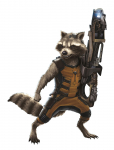 RoomMates - Wallstickers - Guardians Of The Galaxy Raccoon - Loomad - ONE SIZE