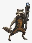 RoomMates - Wallstickers - Guardians Of The Galaxy Raccoon - Loomad - ONE SIZE