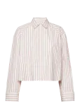 Calvin Klein Jeans - Yd Stripe Boxy Cropped Shirt - Pikkade varrukatega - S