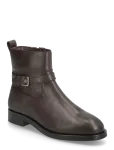 Tommy Hilfiger - Th Buckle Riding Leather Bootie - Kontsaga poolsaapad - 37
